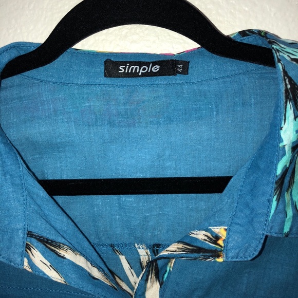 Floral print shirt Simple brand - Picture 3 of 4